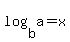 log%28b%2Ca%29+=+x