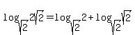 log%28sqrt%282%29%2C2sqrt%282%29%29=log%28sqrt%282%29%2C2%29%2Blog%28sqrt%282%29%2Csqrt%282%29%29
