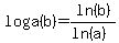 loga%28b%29=ln%28b%29%2F%28ln%28a%29%29