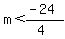 m%3C%28-24%29%2F%284%29