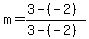 m=%283-%28-2%29%29%2F%283-%28-2%29%29
