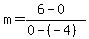 m=%286-0%29%2F%280-%28-4%29%29