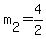 m%5B2%5D+=+4%2F2