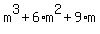 m%5E3+%2B+6%2Am%5E2+%2B+9%2Am