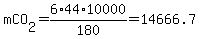 mCO%5B2%5D+=+6%2A44%2A10000%2F180+=+14666.7