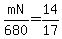 mN%2F680+=+14%2F17