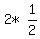 matrix%281%2C2%2C%272%2A%27%2C1%2F2%29