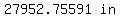 matrix(1,2,27952.75591,in)