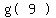 matrix(1,3, 'g(',9,')')