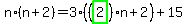 n%2A%28n%2B2%29=3%2A%28%28highlight_green%28+2+%29%29%2An%2B2%29%2B15