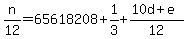 n%2F12=65618208%2B1%2F3%2B%2810d%2Be%29%2F12