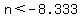 n+%3C+-8.333