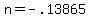 n+=+-.13865