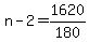 n-2=1620%2F180