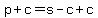 p%2Bc=s-c%2Bc