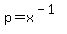 p=x%5E%28-1%29