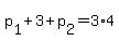 p[1]+3+p[2]=3*4