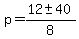 p+=+%2812+%2B-+40%29%2F8+