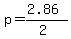 p+=+%282.86%29%2F%282%29+