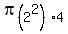 pi(2^2)4