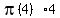 pi(4)4
