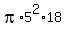 pi%2A5%5E2%2A18