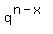 q%5E%28n+-+x%29