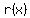 r(x)