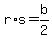 r%2As+=+b%2F2