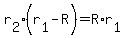 r%5B2%5D%2A%28r%5B1%5D+-+R%29+=+R%2Ar%5B1%5D