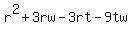 r%5E2%2B3rw-3rt-9tw