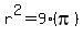 r%5E2+=+9%2A%28pi%29