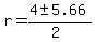 r+=+%284%2B-+5.66%29%2F%282%29+