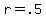 r+=+.5