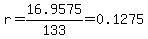r+=+16.9575%2F133+=+0.1275