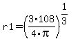 r1+=+%283%2A108%2F4pi%29%5E%281%2F3%29