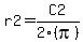 r2+=+C2%2F2%28pi%29