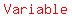 red(Variable)