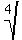 root%28+4%29