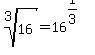 root%283%2C16%29=16%5E%281%2F3%29