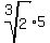 root%283%2C2%29%2A5