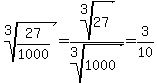 root%283%2C27%2F1000%29=root%283%2C27%29%2Froot%283%2C1000%29=3%2F10