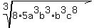 root%283%2C8%2A5a%5E3b%5E3%2Ab%5E3c%5E8%29