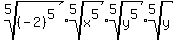 root%285%2C%28-2%29%5E5%29%2Aroot%285%2Cx%5E5%29%2Aroot%285%2Cy%5E5%29%2Aroot%285%2Cy%29