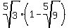 root%285%2C3%29%281-root%285%2C9%29%29