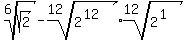root%286%2Csqrt%282%29%29-root%2812%2C2%5E%2812%29%29%2Aroot%2812%2C2%5E%281%29%29%29
