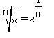 root%28n%2Cx%29=x%5E%281%2Fn%29