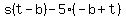 s%28t-b%29-5%28-b%2Bt%29