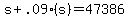 s%2B.09%28s%29=47386