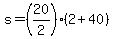 s=%2820%2F2%29%2A%282%2B40%29
